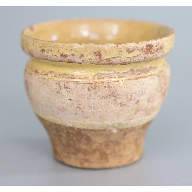 19th Century 19th Century French Yellow Glazed Confit Pot For Sale - Image 5 of 8