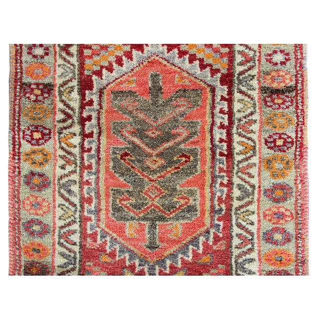 Textile Vintage Turkish Konya Runner For Sale - Image 7 of 10