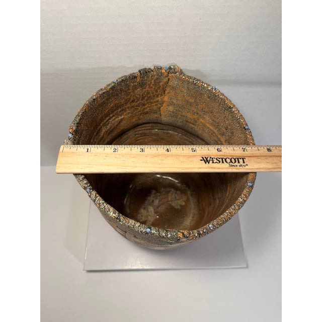 Ceramic Vintage Jim Kraft Studio Art Pottery Ceramic Vessel For Sale - Image 7 of 7