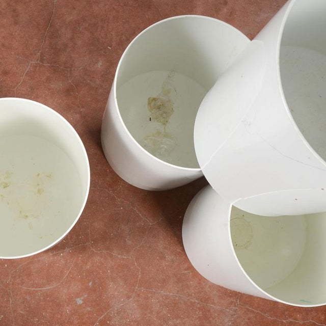 Plastic Totem Column with Plant Holders from Lineacqualba, Set of 4 For Sale - Image 7 of 9