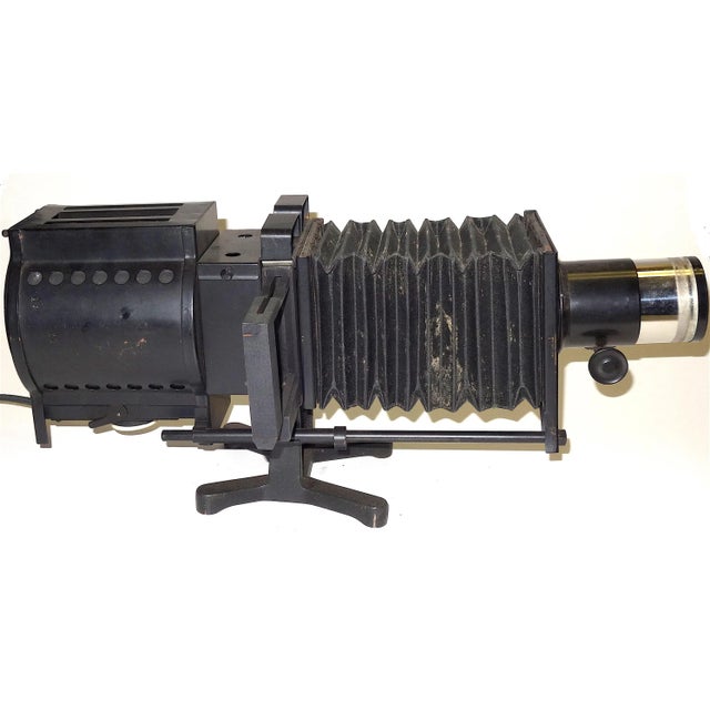 Submitted for your consideration is this Keystone / Bausch & Lomb Vintage Large Glass Slide Projector Circa 1919. This...