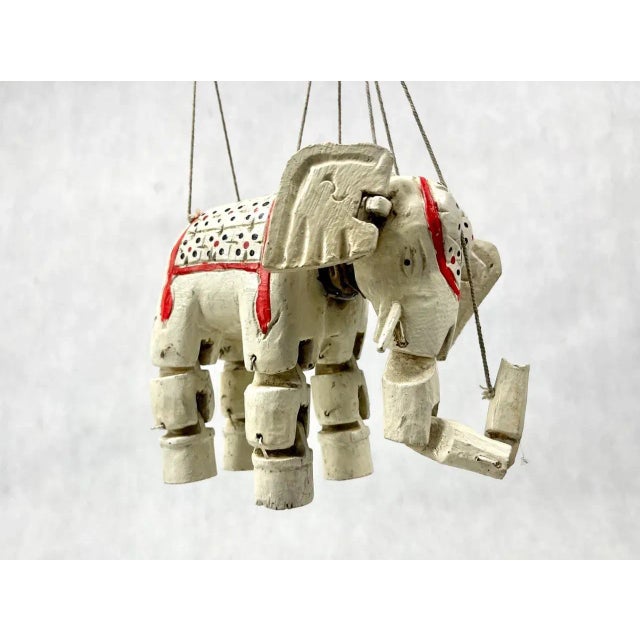 Handcrafted Vintage Marionette Puppet on a String, Burma, 1930s For Sale - Image 6 of 13