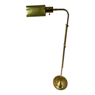 Stiffel Style Brass Pharmacy Floor Lamp For Sale