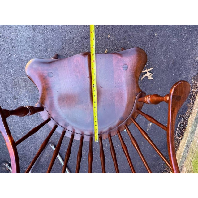 Set of 4 Early American Style Comback Windsor Chairs For Sale - Image 10 of 16