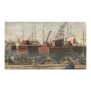 Pierre Desaules, Port De Mallorca, Palma, 1952 For Sale