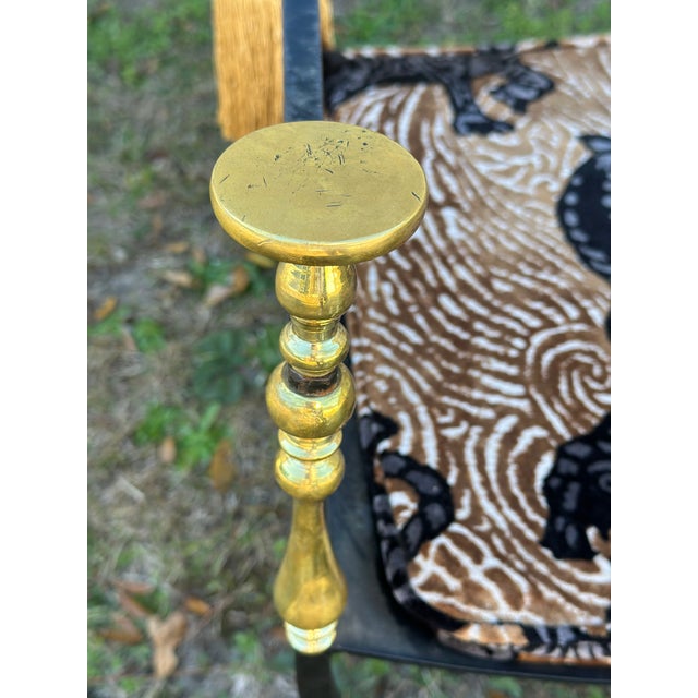 Vintage Savonarola Chair, Newly Restored For Sale - Image 9 of 11