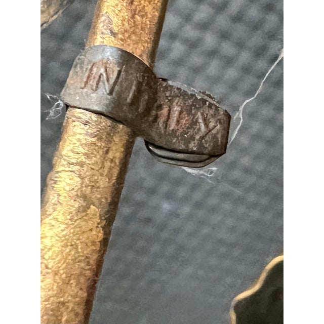 Vintage Hollywood Regency Made in Italy, Tolel Lotus Floor Lamp For Sale - Image 12 of 12