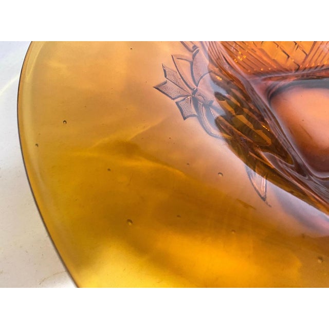 French Art Deco Glass Dish, 1940 For Sale - Image 13 of 16