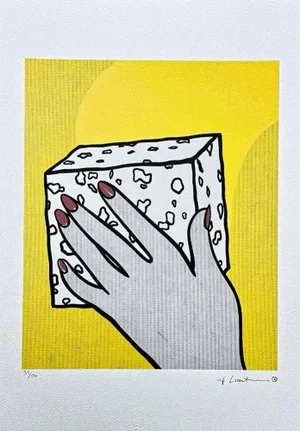 After Roy Lichtenstein, "Sponge", 1990s, Silk-Screen