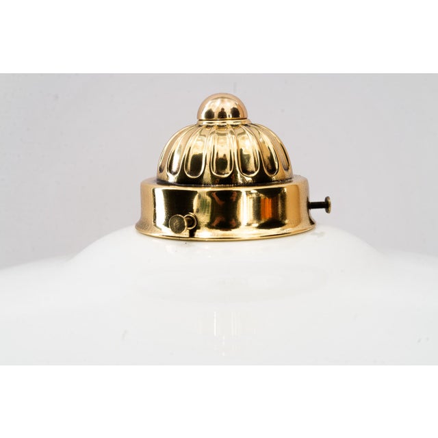 Art Deco Table Lamp with Glass Shade, Vienna, 1920s For Sale - Image 11 of 17