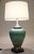 Wood 1960s Rare XX Large Marbro Celedon Asian Ginger Jar Mid Century Modern Ceramic Art Pottery Table Lamp For Sale - Image 7 of 14