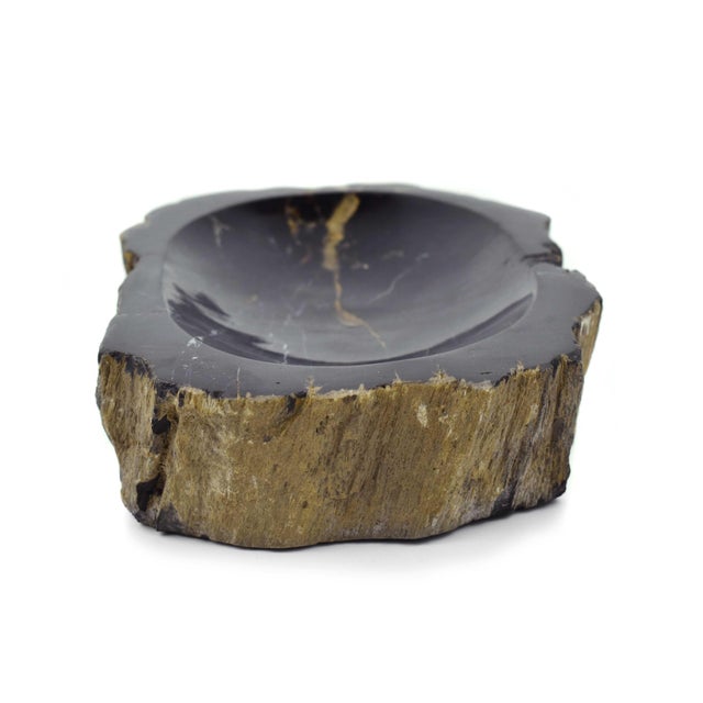 Late 20th Century Natural Solid Stone Pocket Change Catchall Valet Dish For Sale - Image 5 of 8