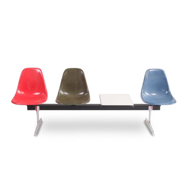 Vintage Tandem Seating Group by Charles and Ray Eames, 1970s For Sale - Image 16 of 16