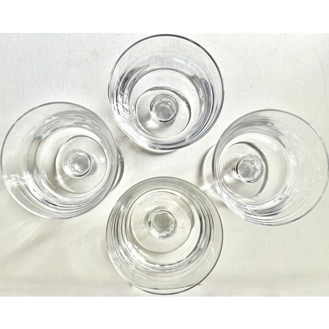 Vintage Dansk Crystal Compotes-Jens Quistgaard-Set 4-Made France For Sale In New York - Image 6 of 9