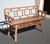 Rustic Vintage Rustic Asian Influence Teak Bench W Two Drawers For Sale - Image 3 of 12