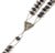 Onyx Beads 800 Silver Cross Rosary Pendant Necklace For Sale In Miami - Image 6 of 8
