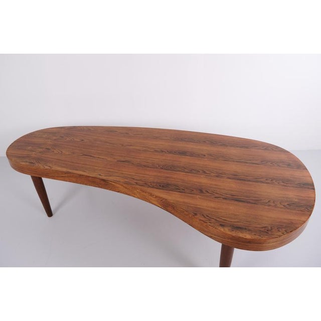 Wood Model PD 81 Coffee Table in Rosewood by Axel Stensen for Povl Dinesen, Denmark, 1960s For Sale - Image 7 of 12