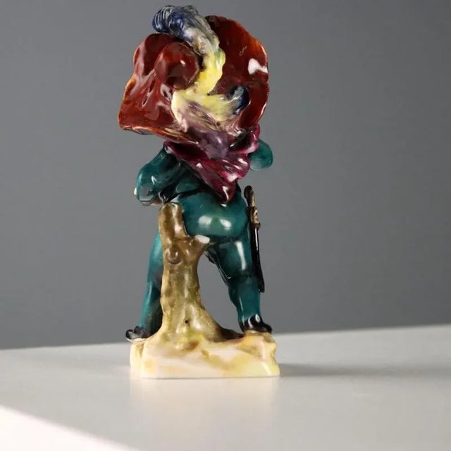 Porcelain Figurine from Capodimonte For Sale - Image 5 of 8