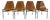 Gordon Guillaumier Leather Sling Lyo Dining Chairs for Frag, Italy - Set of Four For Sale