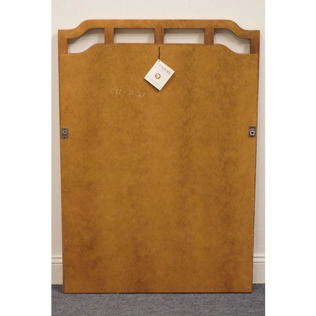 Late 20th Century Century Sobota Collection Asian Inspired 32" Dresser / Wall Mirror 191-231 For Sale - Image 5 of 8