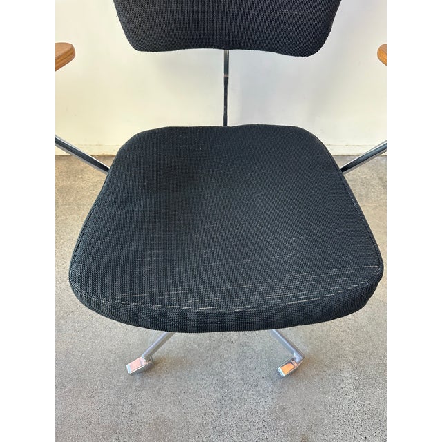 Wood 1960s Danish Mid Century Office Chair by Labofa For Sale - Image 7 of 12