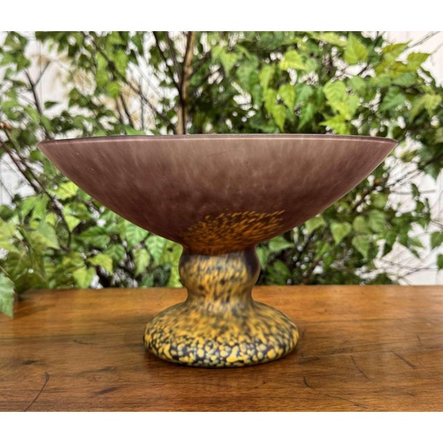 Art Deco Style Glass Paste Bowl, 1950s For Sale - Image 11 of 11