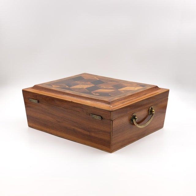 Early 19th Century Regency Plumwood Specimen Wood Box For Sale - Image 4 of 13