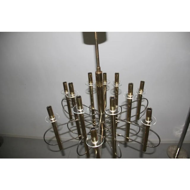 Sculptural Chandelier by Gaetano Sciolari, 1970s For Sale - Image 10 of 16