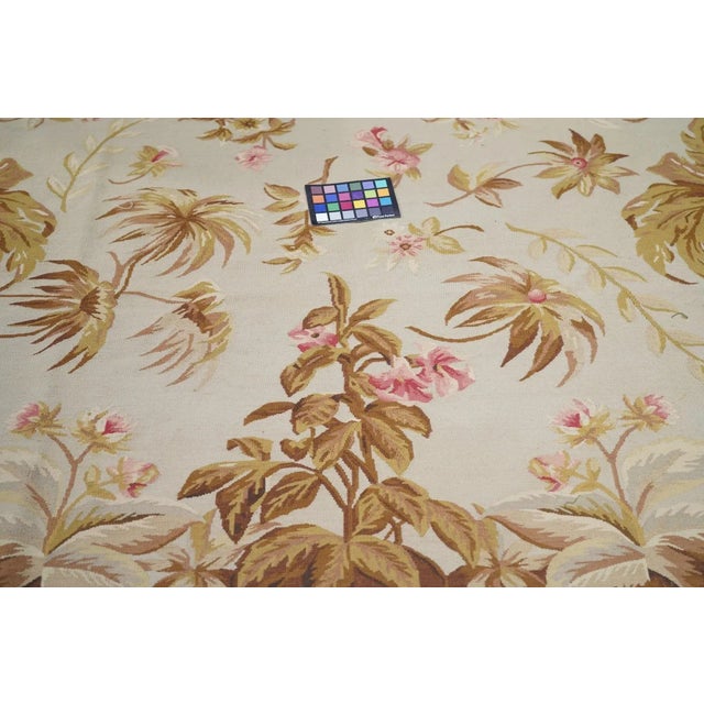 Aubusson Rug 7'7'' X 10'0" For Sale In New York - Image 6 of 7