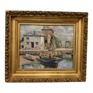 Boats in Cornwall - William Lambert Bell