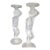 Pair of Excellent 1930s Walther & Sohne Art Deco Frosted Glass Nude Nymphen Candlesticks For Sale