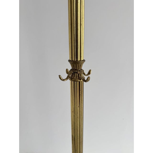 Vintage Brass Hall Stand with Rotating Crown and Lower Hook Ring, 1960s For Sale - Image 12 of 18