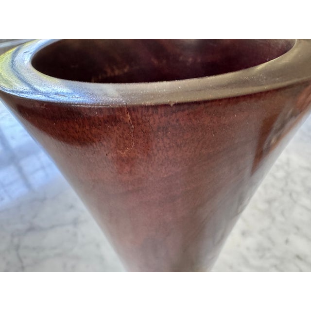 Wood Antique Lignum Vitae Mortar and Pestle For Sale - Image 7 of 11