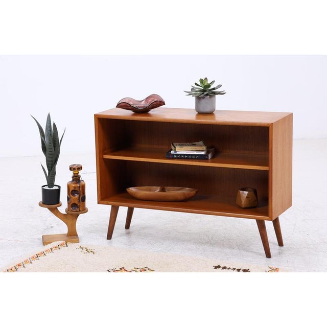 Mid-Century Teak Bookcase with 2 Shelves For Sale - Image 11 of 11