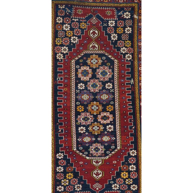 Traditional Late 18th Century Antique Shirvan Rug 4'0'' x 6'9'' For Sale - Image 3 of 9