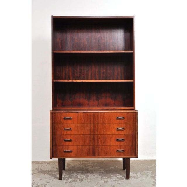 Vintage Danish Rosewood Bookcase, 1960s For Sale - Image 4 of 13