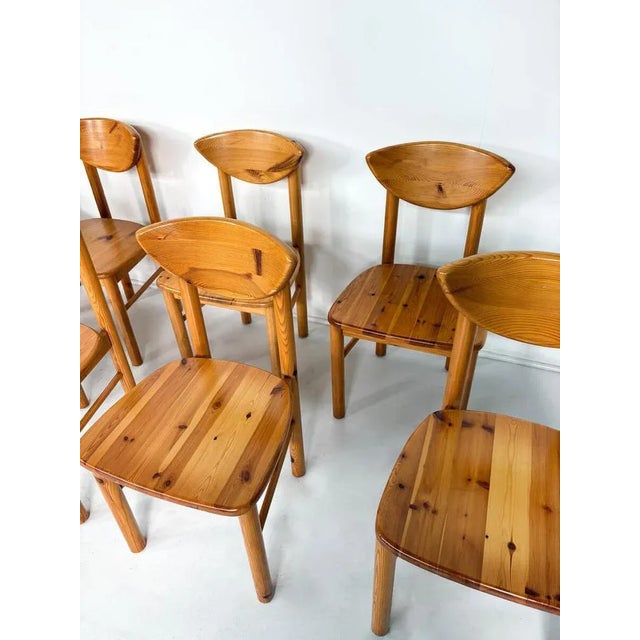 Mid-Century Pine Dining Chairs attributed to Rainer Daumiller, Denmark, 1970s, Set of 12 For Sale - Image 10 of 12