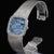 Vintage Longines Opal Mosaic Dial 34mm Diamond Bezel 18k White Gold Watch For Sale - Image 14 of 14