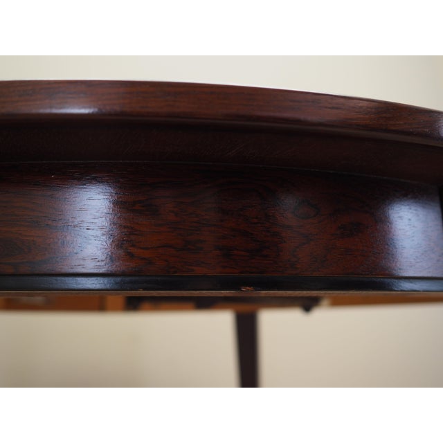 Danish Round Rosewood Table by Omann Jun, 1970s For Sale - Image 15 of 18