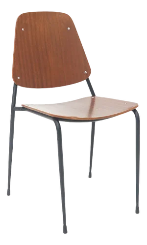 Chair in Curved Plywood, 1960s