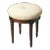Bernadette Upholstered 18"W Vanity Stool, Dark Brown For Sale