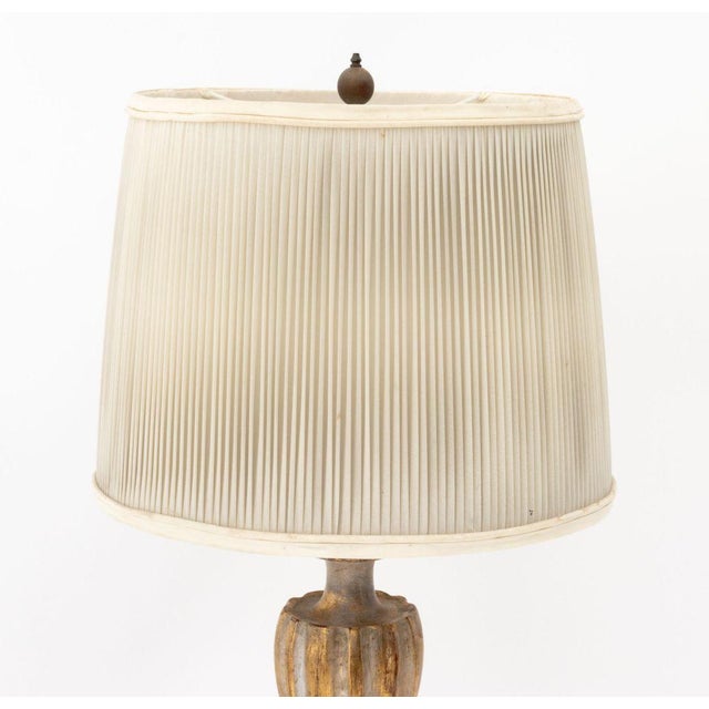 Neoclassical Urn Form Giltwood Table Lamps, Pair For Sale - Image 4 of 7
