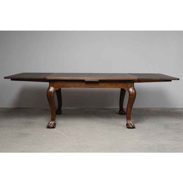 Extendable Dining Table in Oak For Sale - Image 17 of 18
