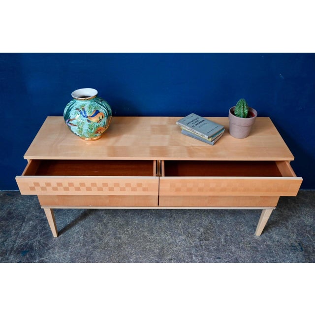 Vintage Light Wood Sideboard, 1970s For Sale - Image 3 of 16