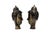 Late 20th Century Brass Buddha Head Figurines; Bookends For Sale - Image 5 of 7