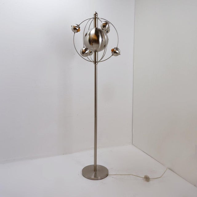 "Satellite" Floor Lamp in the Style of Goffredo Reggiani Floor Lamp - Saturn - Decorative Dimensions: Ø 50 cm H: 185 cm...
