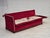 Danish Three-Seater Drop Arm Spanish Sofa in Red Furniture Velour, 1970s For Sale - Image 10 of 18
