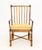 Set of Six Pierce Martin Modern Bamboo and Rattan Wrapped Arm Chairs For Sale - Image 10 of 14
