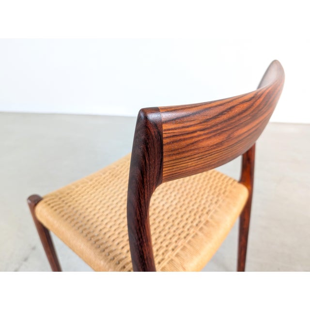 Model 75 Chairs in Rosewood by Niels Otto Møller, Set of 4 For Sale - Image 10 of 13