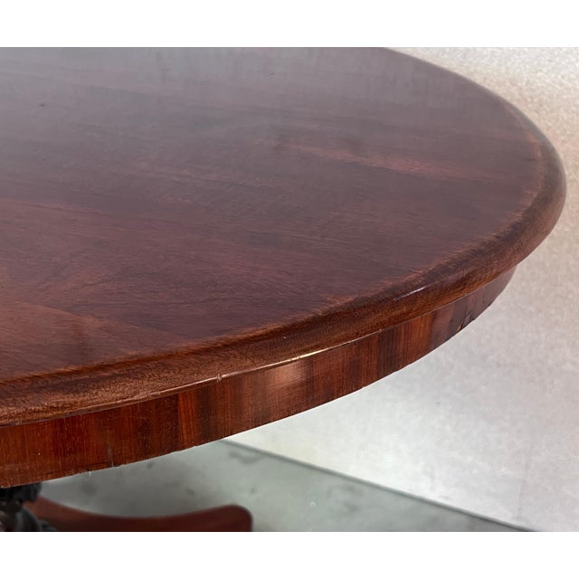 Mahogany, Oval Table, circa the 19th Century For Sale - Image 11 of 18
